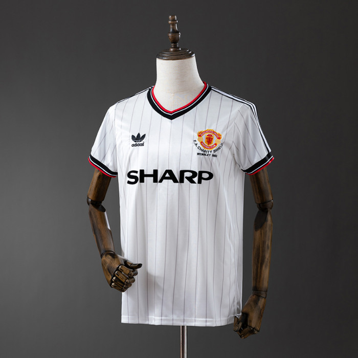 Man United Away Jersey1983-84 Retro Football Kit Soccer Shirt