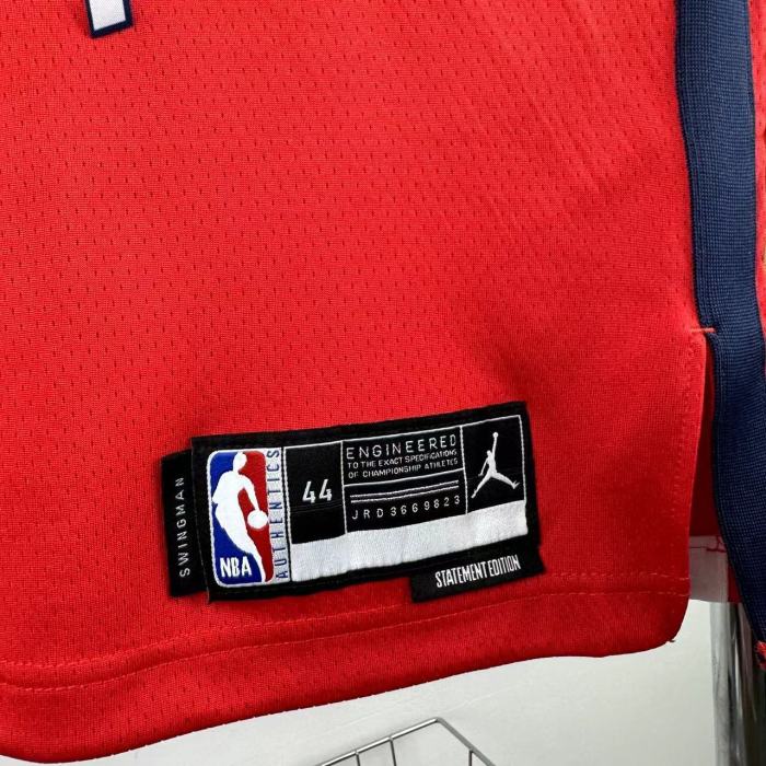 NBA New Orleans Pelicans Jersey 2026 Jordan Poole #3 Basketball Jersey