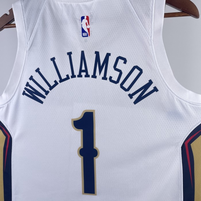 NBA New Orleans Pelicans Jersey 2023 Zion Williamson #1 Basketball Jersey