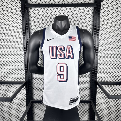USA Jersey 2024 Tyrese Haliburton #9 Basketball Jersey