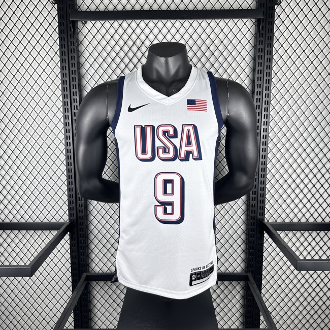 USA Jersey 2024 Tyrese Haliburton #9 Basketball Jersey
