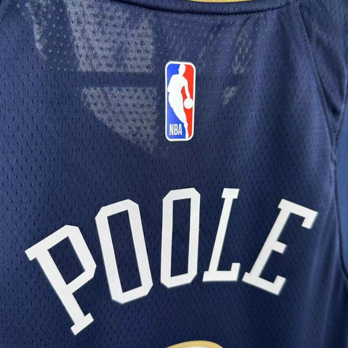 NBA New Orleans Pelicans Jersey 2026 Jordan Poole #3 Basketball Jersey