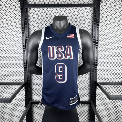 USA Jersey 2024 Tyrese Haliburton #9 Basketball Jersey