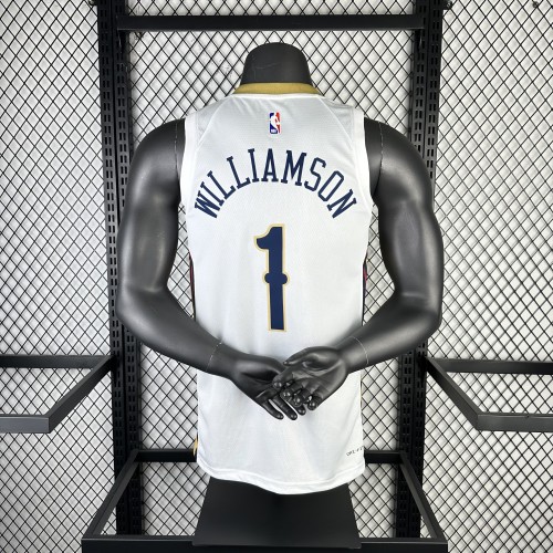 NBA New Orleans Pelicans Jersey 2023 Zion Williamson #1 Basketball Jersey