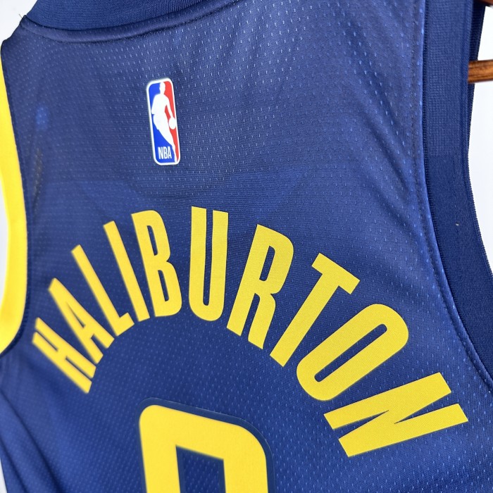 NBA Indiana Pacers Jersey 2018 Tyrese Haliburton #0 Basketball Jersey