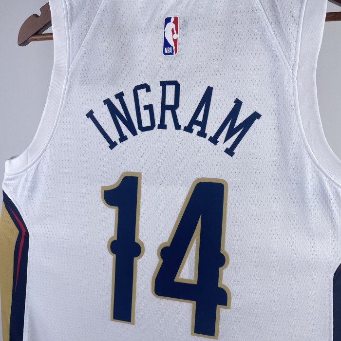 NBA New Orleans Pelicans Jersey 2023 Brandon Ingram #14 Basketball Jersey