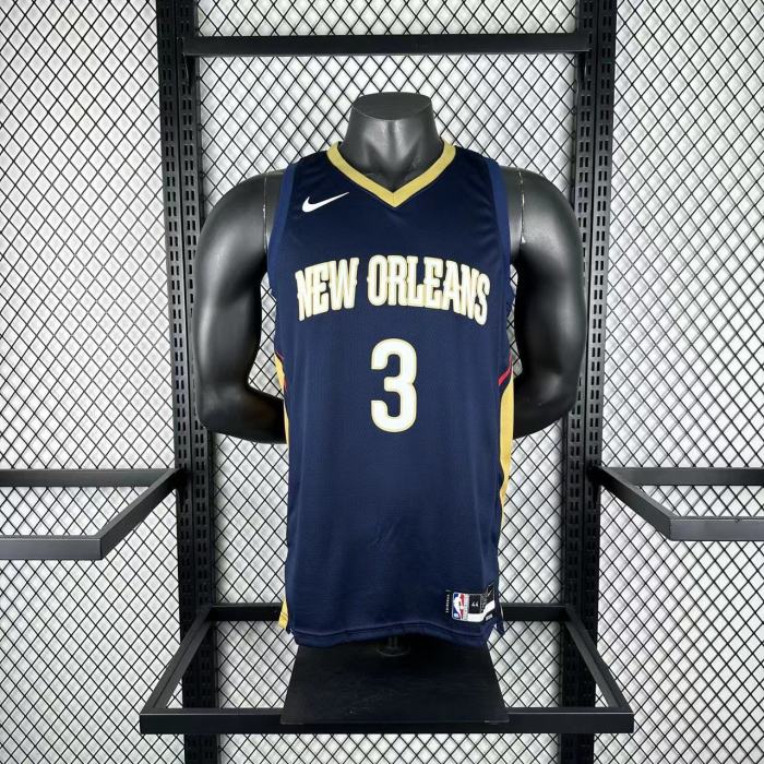 NBA New Orleans Pelicans Jersey 2026 Jordan Poole #3 Basketball Jersey