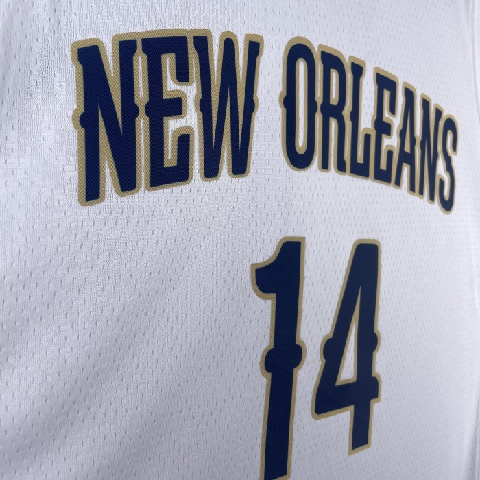 NBA New Orleans Pelicans Jersey 2023 Brandon Ingram #14 Basketball Jersey