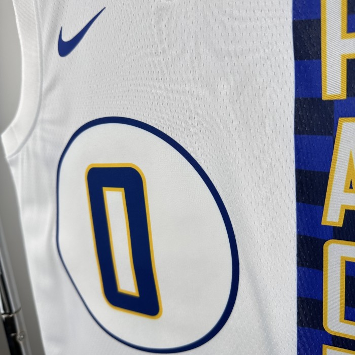 NBA Indiana Pacers Jersey 2020 Tyrese Haliburton #0 Basketball Jersey