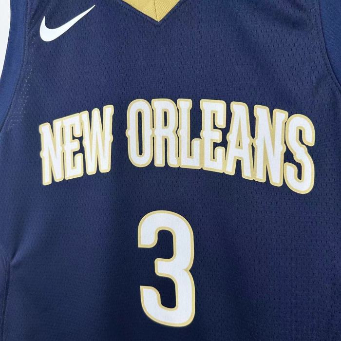NBA New Orleans Pelicans Jersey 2026 Jordan Poole #3 Basketball Jersey