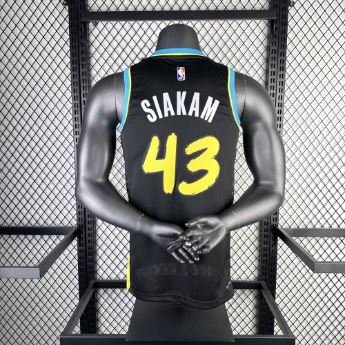 NBA Indiana Pacers Jersey 2024 Pascal Siakam #43 Basketball Jersey