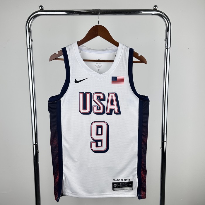 USA Jersey 2024 Tyrese Haliburton #9 Basketball Jersey