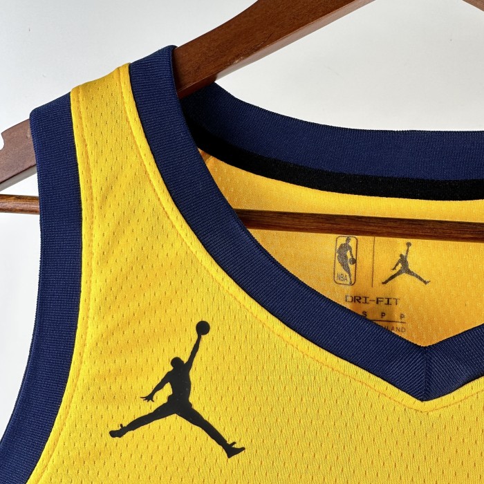 NBA Indiana Pacers Jersey 2023 Tyrese Haliburton #0 Basketball Jersey
