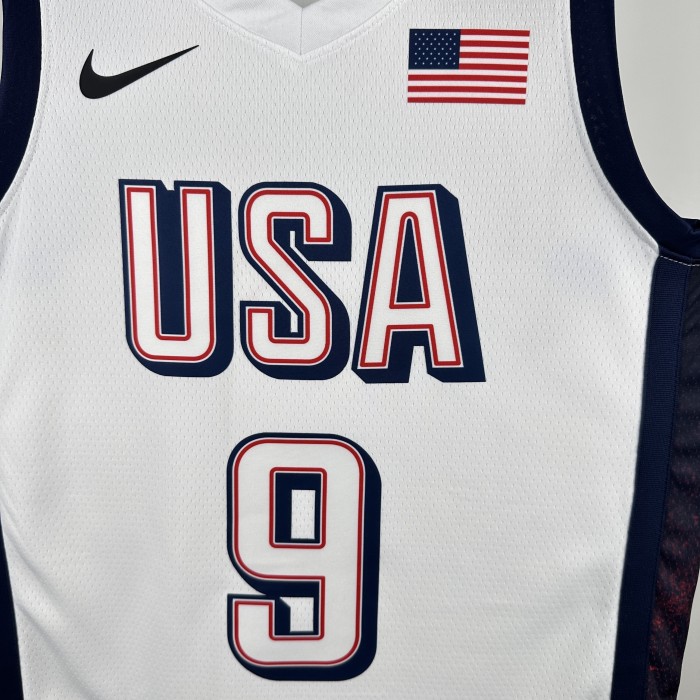 USA Jersey 2024 Tyrese Haliburton #9 Basketball Jersey