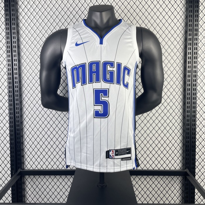 NBA Orlando Magic Jersey 2023 Paolo Banchero #5 Basketball Jersey