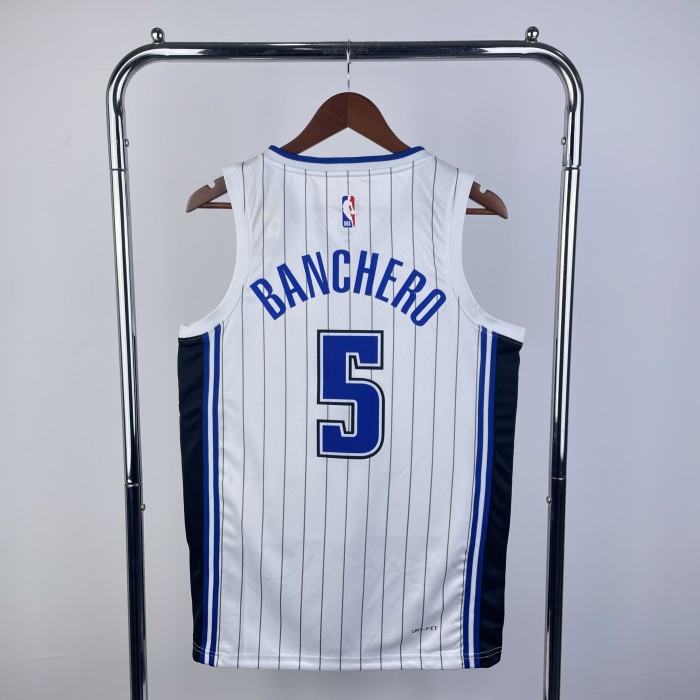 NBA Orlando Magic Jersey 2023 Paolo Banchero #5 Basketball Jersey