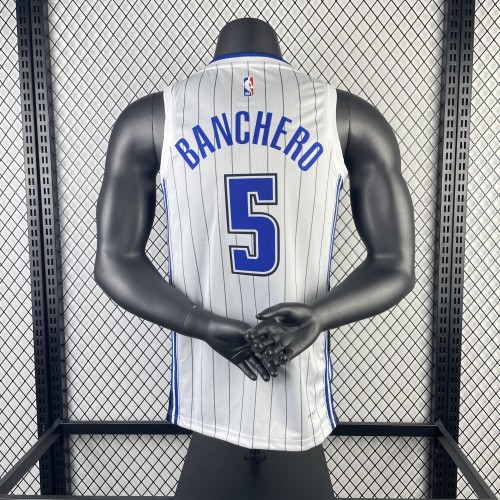 NBA Orlando Magic Jersey 2023 Paolo Banchero #5 Basketball Jersey