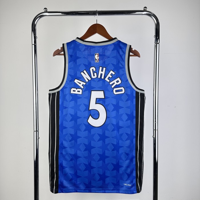 NBA Orlando Magic Jersey 2024 Paolo Banchero #5 Basketball Jersey