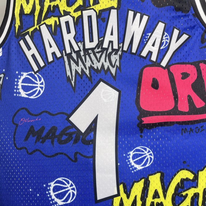 NBA Orlando Magic Jersey 1994 Anfernee Hardaway #1 Basketball Jersey