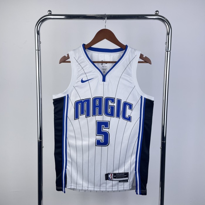 NBA Orlando Magic Jersey 2023 Paolo Banchero #5 Basketball Jersey