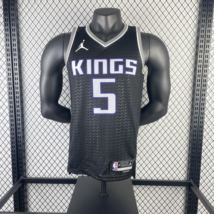 NBA Sacramento Kings Jersey 2024 De'Aaron Fox #5 Basketball Jersey