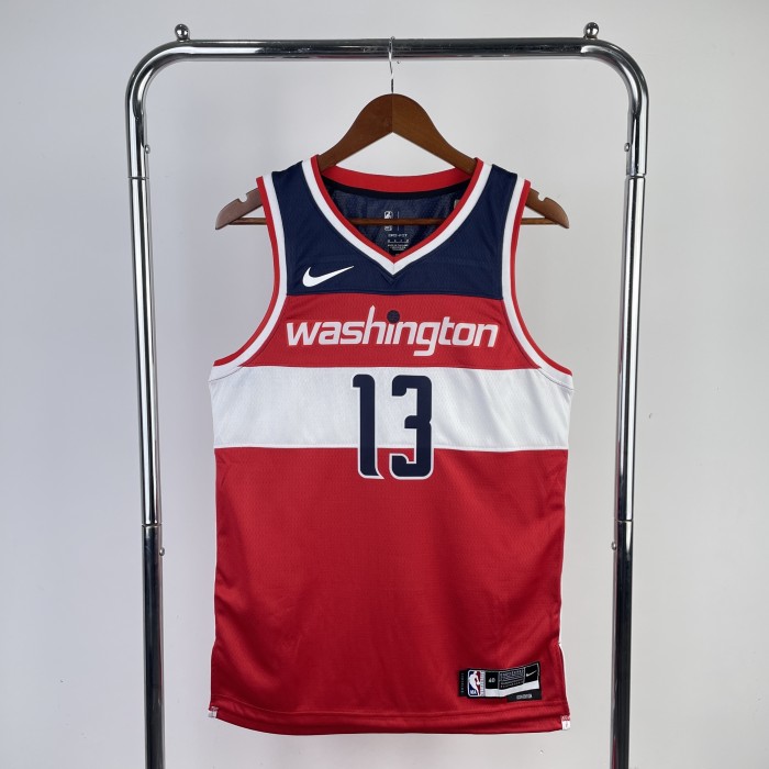NBA Washington Wizards Jersey 2023 Jordan Poole #13 Basketball Jersey
