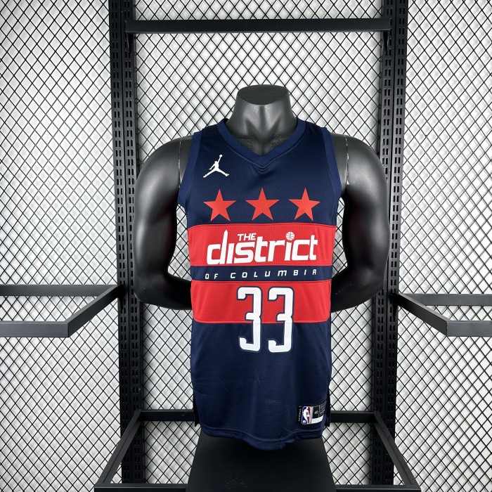 NBA Washington Wizards Jersey 2025 Kyle Kuzma #33 Basketball Jersey