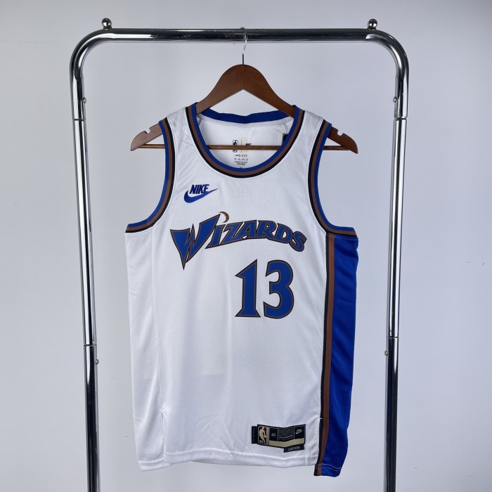 NBA Washington Wizards Jersey 2023 Jordan Poole #13 Basketball Jersey