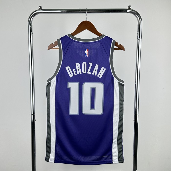 NBA Sacramento Kings Jersey 2023 DeMar DeRozan #10 Basketball Jersey