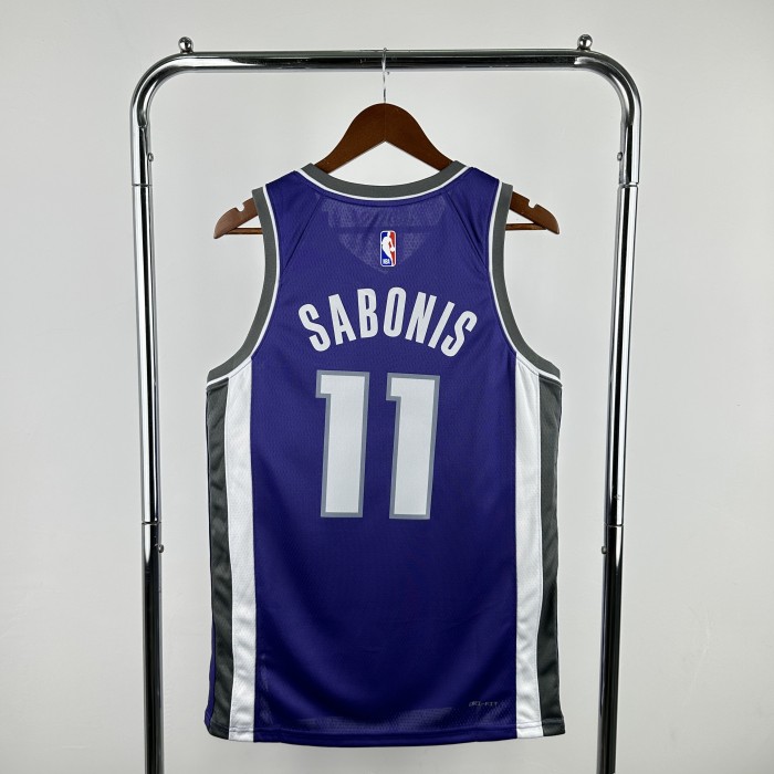 NBA Sacramento Kings Jersey 2023 Sabonis #11 Basketball Jersey
