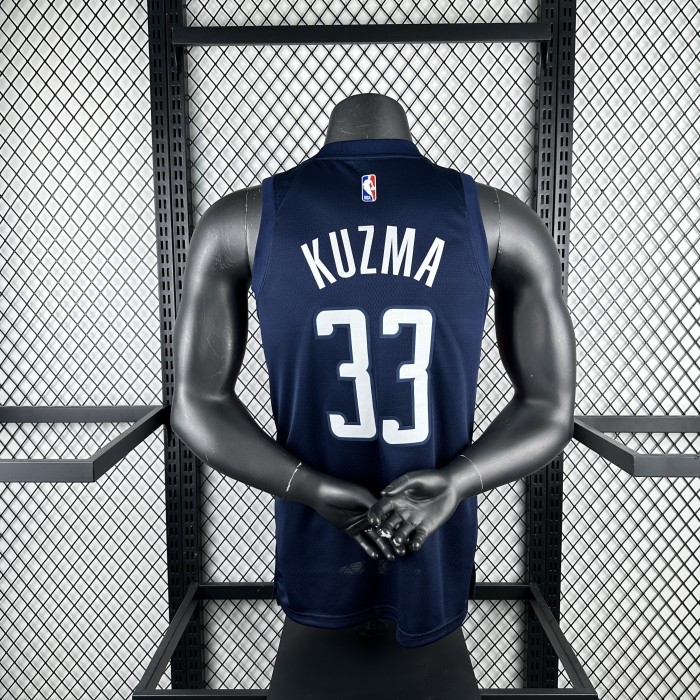 NBA Washington Wizards Jersey 2025 Kyle Kuzma #33 Basketball Jersey