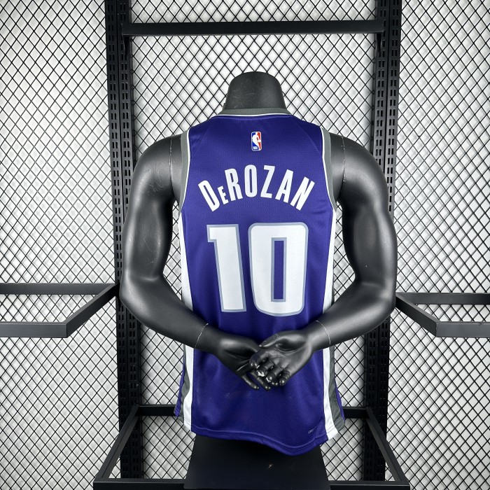NBA Sacramento Kings Jersey 2023 DeMar DeRozan #10 Basketball Jersey