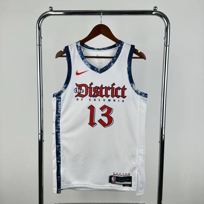 NBA Washington Wizards Jersey 2025 Jordan Poole #13 Basketball Jersey