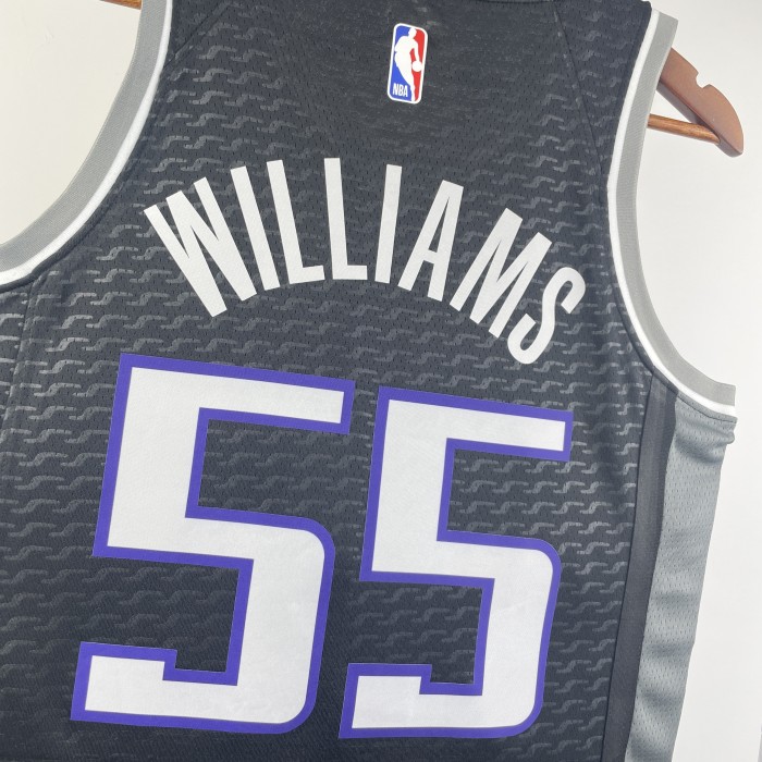 NBA Sacramento Kings Jersey 2024 Jason Williams #55 Basketball Jersey