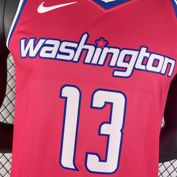 NBA Washington Wizards Jersey 2023 Jordan Poole #13 Basketball Jersey