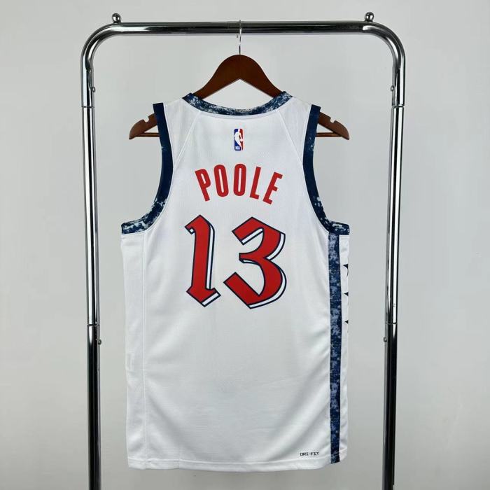 NBA Washington Wizards Jersey 2025 Jordan Poole #13 Basketball Jersey