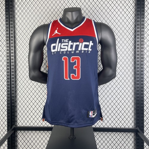 NBA Washington Wizards Jersey 2023 Jordan Poole #13 Basketball Jersey