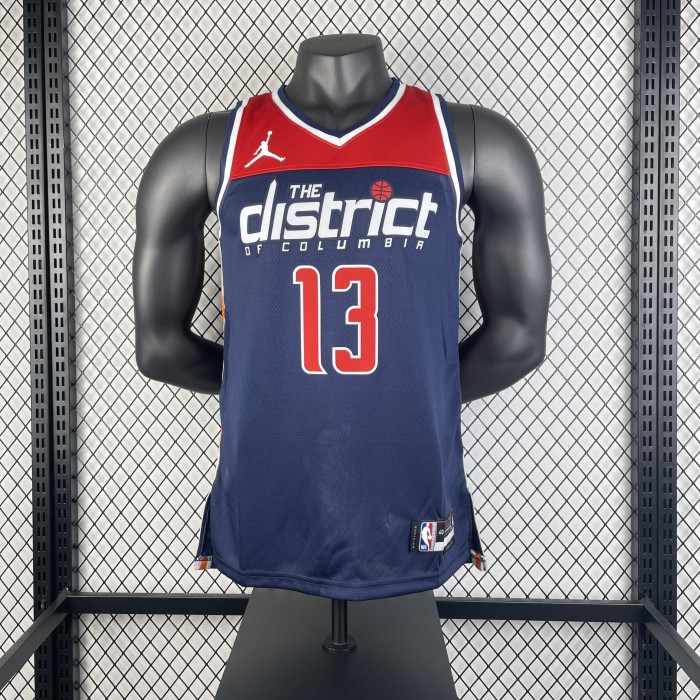 NBA Washington Wizards Jersey 2023 Jordan Poole #13 Basketball Jersey