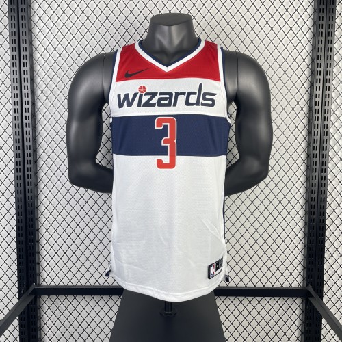 NBA Washington Wizards Jersey 2023 Bradley Beal #3 Basketball Jersey
