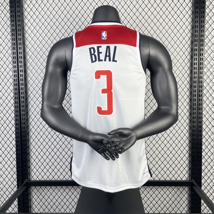 NBA Washington Wizards Jersey 2023 Bradley Beal #3 Basketball Jersey