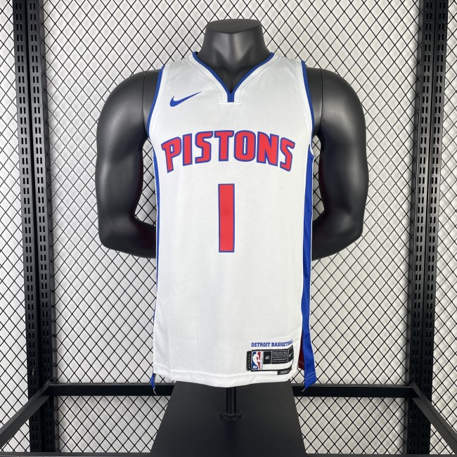 NBA Detroit Pistons Jersey 2023 Allen Iverson #1 Basketball Jersey