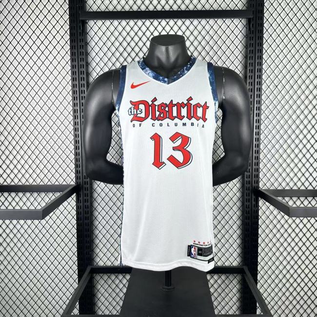 NBA Washington Wizards Jersey 2025 Jordan Poole #13 Basketball Jersey