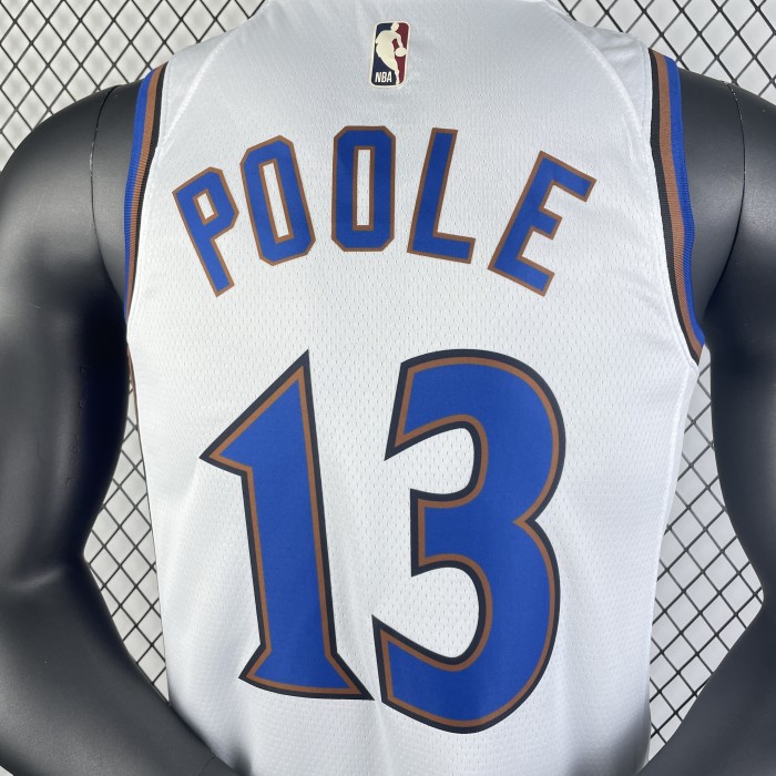 NBA Washington Wizards Jersey 2023 Jordan Poole #13 Basketball Jersey