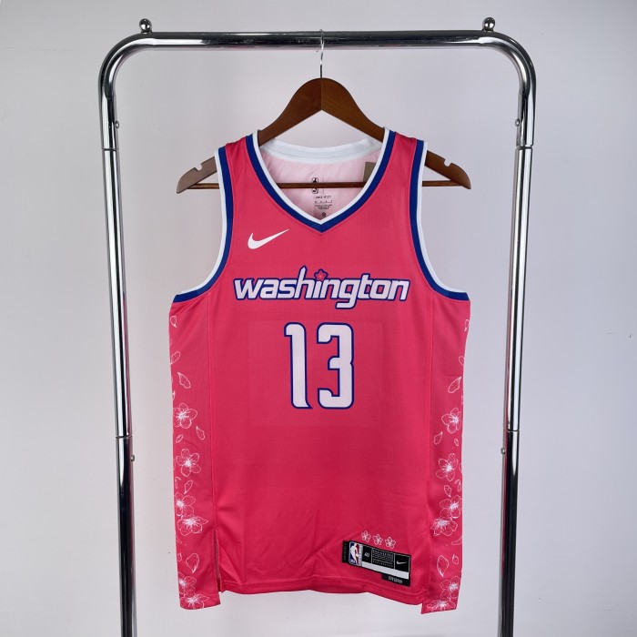 NBA Washington Wizards Jersey 2023 Jordan Poole #13 Basketball Jersey