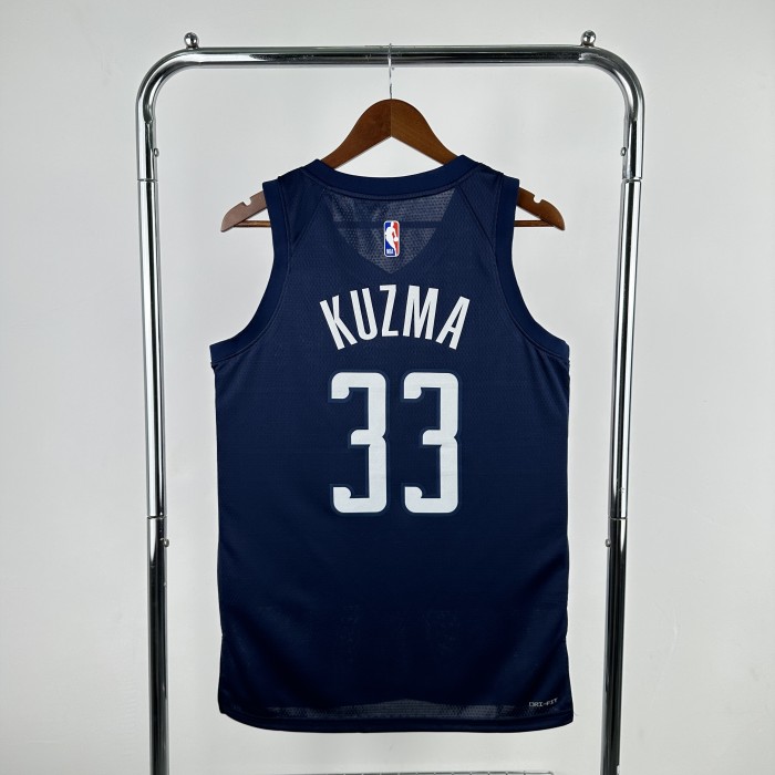 NBA Washington Wizards Jersey 2025 Kyle Kuzma #33 Basketball Jersey