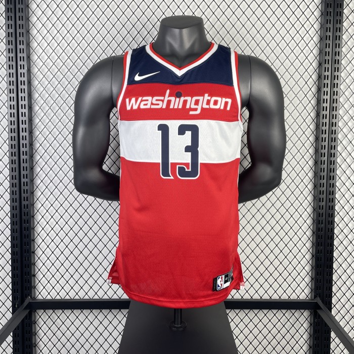 NBA Washington Wizards Jersey 2023 Jordan Poole #13 Basketball Jersey