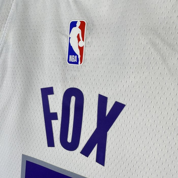 NBA Sacramento Kings Jersey 2023 De'Aaron Fox #5 Basketball Jersey