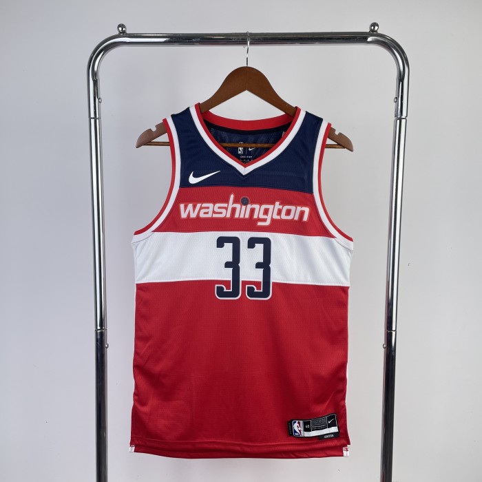 NBA Washington Wizards Jersey 2023 Kyle Kuzma #33 Basketball Jersey