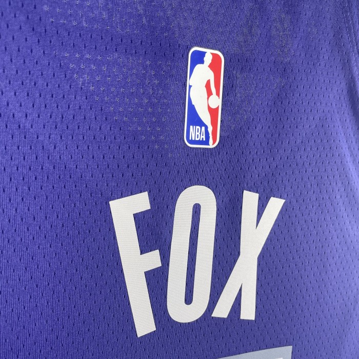 NBA Sacramento Kings Jersey 2023 De'Aaron Fox #5 Basketball Jersey