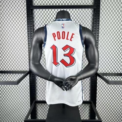NBA Washington Wizards Jersey 2025 Jordan Poole #13 Basketball Jersey